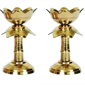 Fashion Bizz Brass Lotus Diya