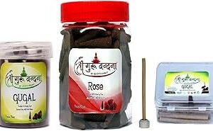 SGV Guggul Box & Rose Agarbatti (40 Sticks)