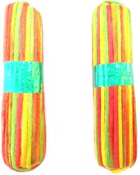 MNA Multicolor Silk Kalawa Pooja Mauli - 6 Pcs